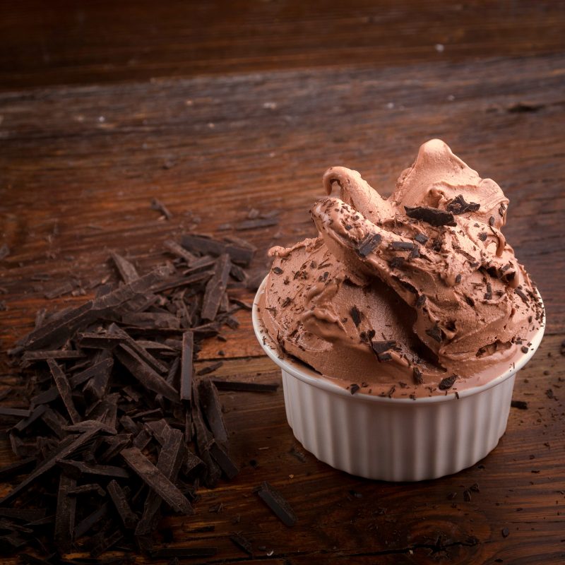 Chocolate Stracciatella gelato Cup