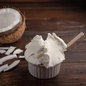 Coconut gelato Cup