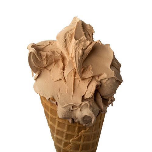 Chocolate Hazelnut gelato cone