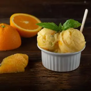 Orange Basil Sorbetto Cup