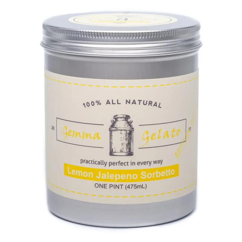 Lemon Jalapeno Sorbetto Pint