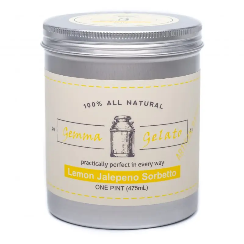 Lemon Jalapeno Sorbetto Pint