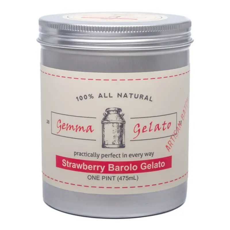 Strawberry Barolo Gelato Pint
