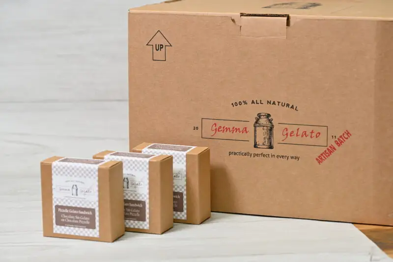 Pizelle Gelato Sandwiches Gift Box